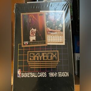 Vintage 1990 1991 season Skybox NBA basketball sealed box unopened card …